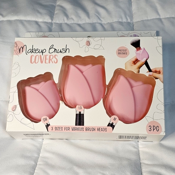 Tulip Shaped Makeup Brush Covers ~ Brand New in Pkg - Picture 1 of 3